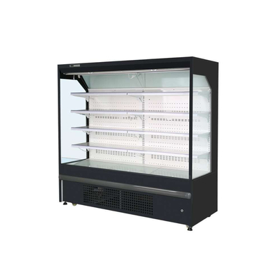 commercial freezer Supermarket fruit shop vegetable shop preservation display commercial with door curtain cabinet