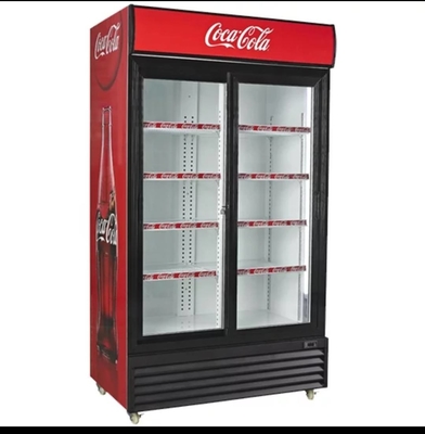 Family supermarket Commercial Two door glass door freezer Drinks fridge affordable