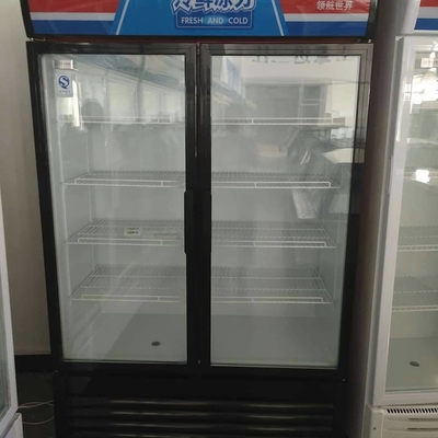 Family supermarket Commercial Two door glass door freezer Drinks fridge affordable