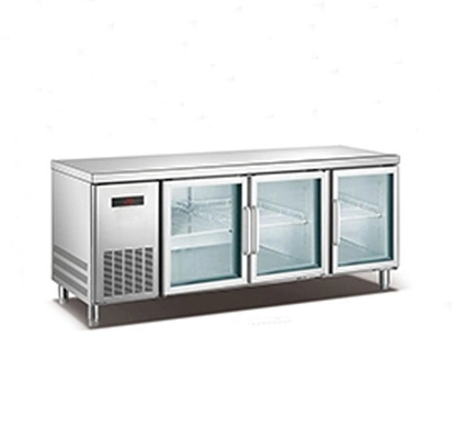 Direct Cooling Stainless Steel Freezers Refrigeration Facilities 1380L